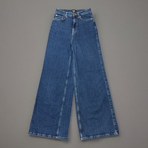 Urban Outfitters Denim - BDG Urban Outfitters A Wide Women's Wide Leg Jeans Size 26 Blue Dark Wash Denim